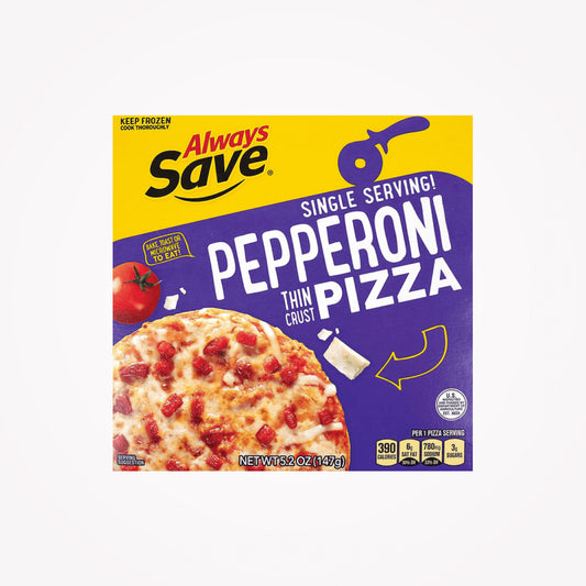 ALWAYS SAVE PEPPERONI THIN CRUST PIZZA