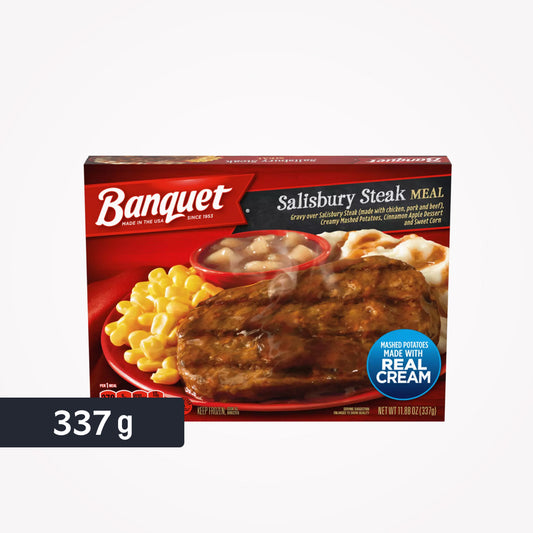 BANQUET SALISBURY SALISBURY STEAK MEAL