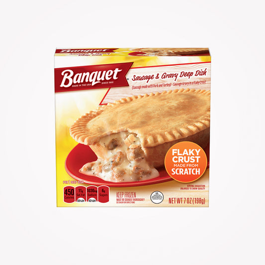 BANQUET SAUSAGE & GRAVY DEEP DISH