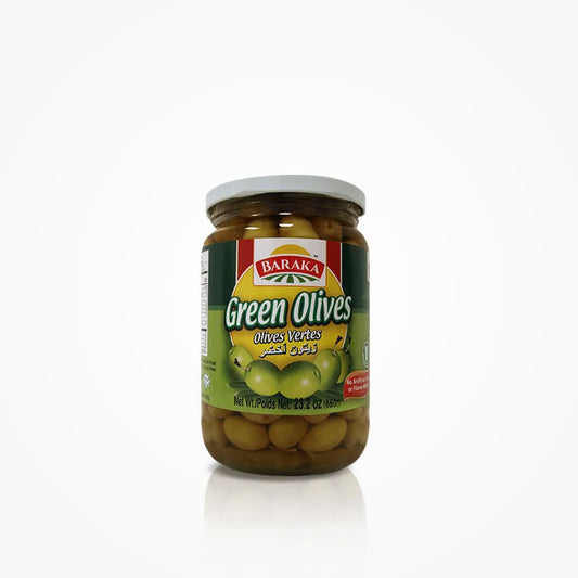 BARAKA GREEN OLIVES-23.2OZ