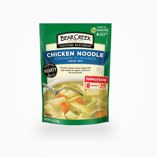 BEARCREEK CHICKEN NOODLE CHICKEN FLAVORED SOUP MIX-8.4OZ