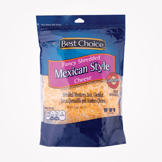 BEST CHOICE FANCY SHREDDED MEXICAN STYLE BLEND CHEESE