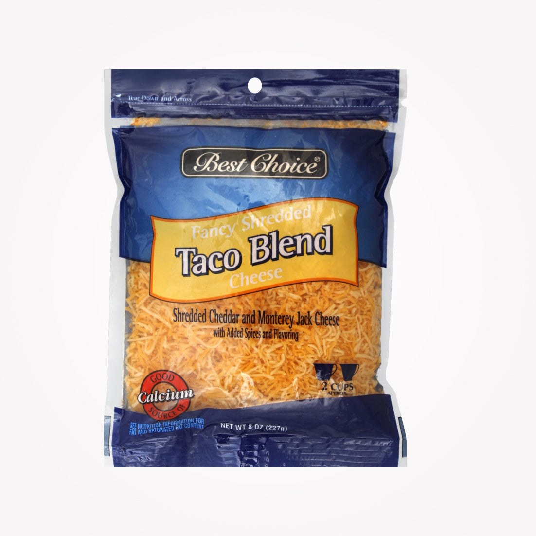 BEST CHOICE FANCY SHREDED TACO BLEND CHEESE