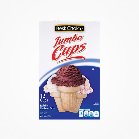 BEST CHOICE JUMBO ICECREAM CUPS-78G