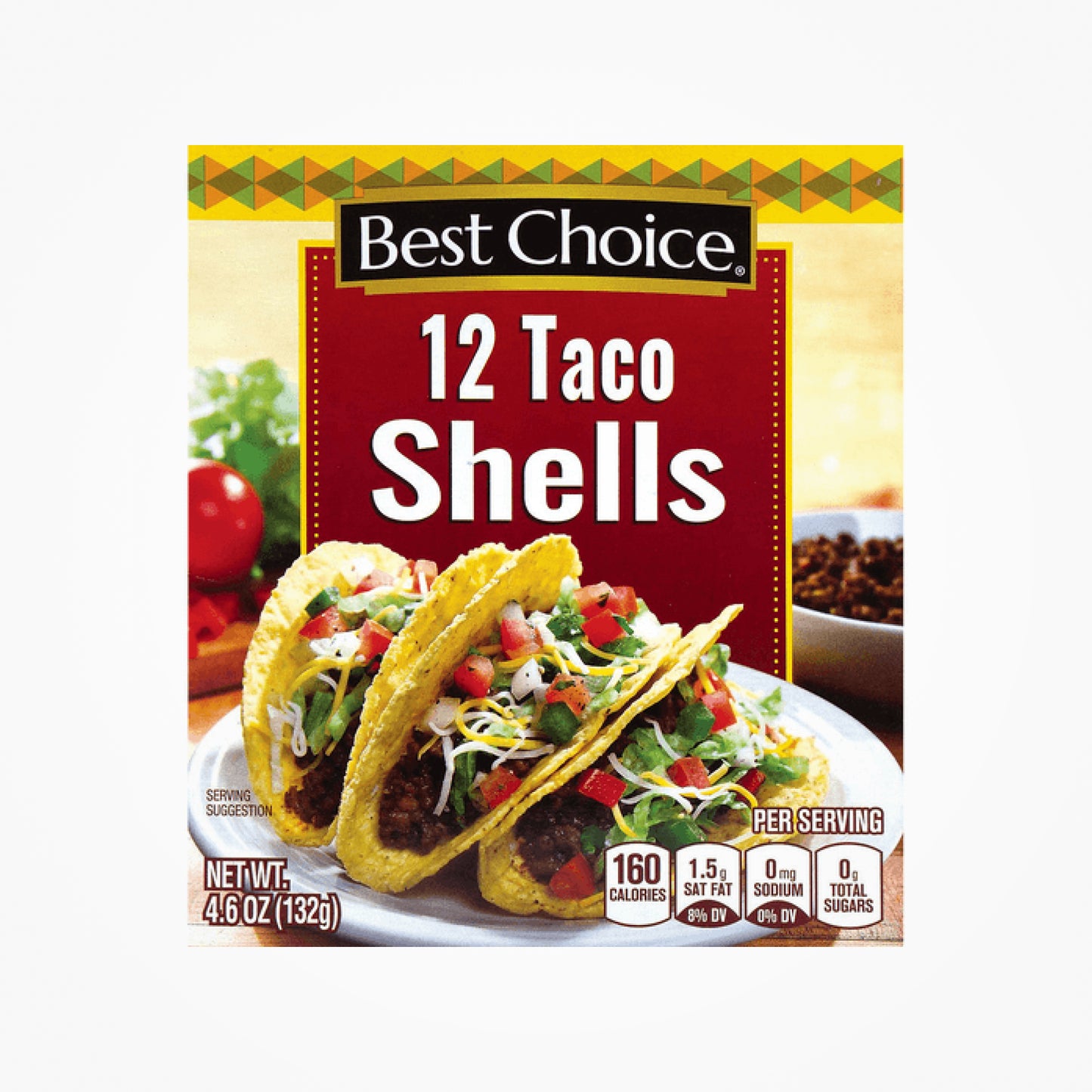 BEST CHOICE TACO SHELLS-12 COUNT