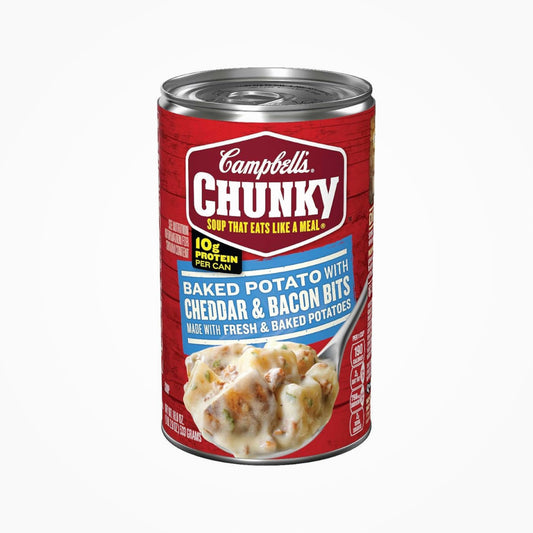 CAMPBELLS CHUNKY BAKED POTATO WITH CHEDDAR & BACON BITS