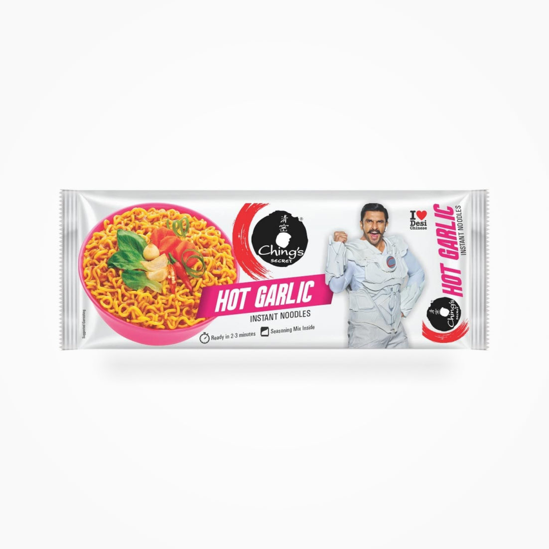 CHING'S HOT GARLIC INSTANT NOODLES