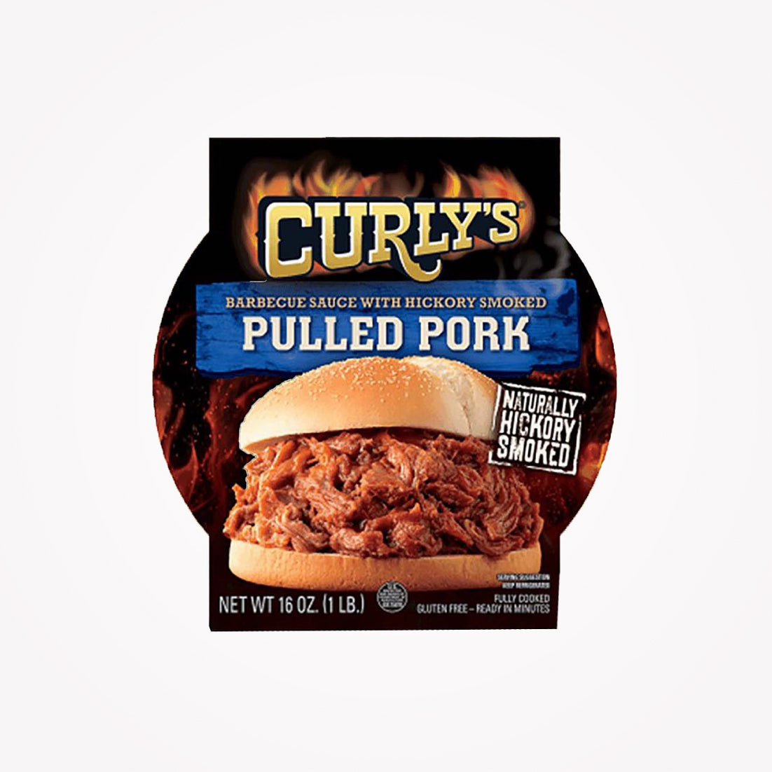 CURLY'S PULLED PORK 1LB -(Store pickup only)