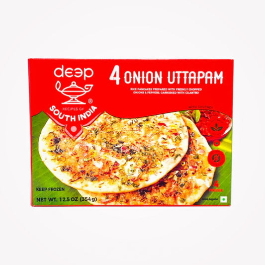 DEEP 4 ONION UTTAPAM WITH CHUTNEY 354g -(Store pickup only)