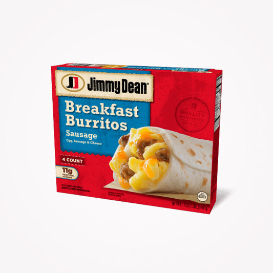 JIMMYDEAN BREAKFAST BURRITOS SAUSAGE