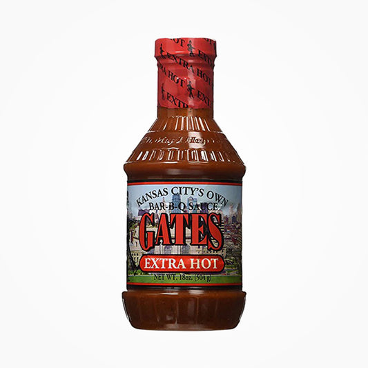 KC CITY OWN GATES BAR-B-Q SAUCE EXTRA HOT-18OZ