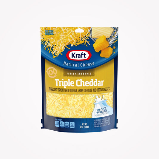 KRAFT NATURAL CHEESE TRIPLE CHEEDAR -226g