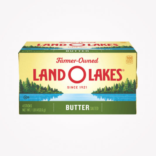 LAND OLAKES BUTTER SALTED 453g  - (Store pickup only)