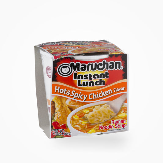 MARUCHAN INSTANT LUNCH HOT & SPICY CHICKEN FLAVOR