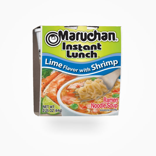 MARUCHAN INSTANT LUNCH LIME FALVOR WITH SHRIMP