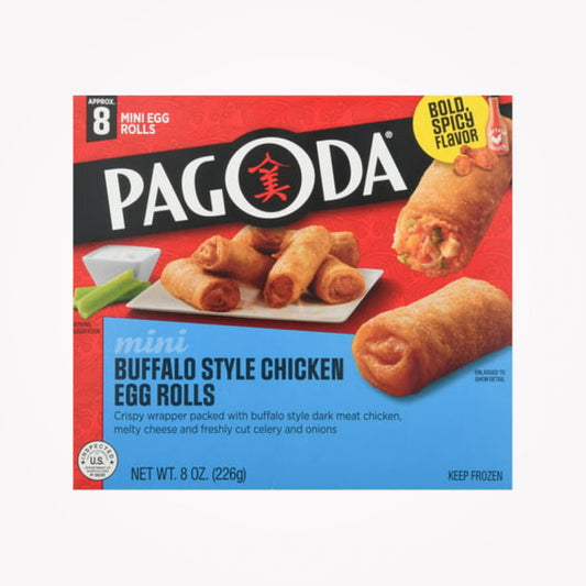 PAGODA MINI BUFFALO STYLE CHICKEN EGG ROLLS-8