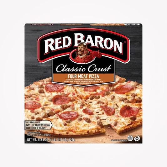 RED BARON CLASSIC CRUST FOUR MEAT PIZZA