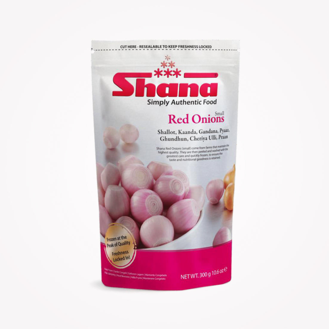 SHANA RED ONIONS SMALL 300g  - (Store pickup only)