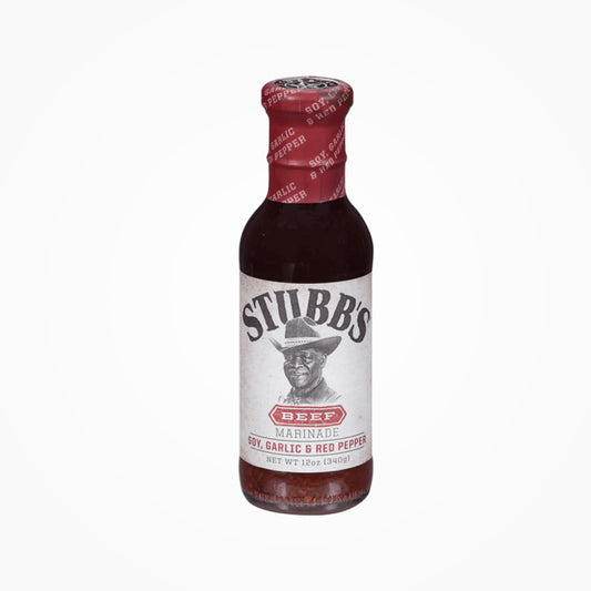 STUBB'S BEEF MARINADESOY,GARLIC,RED PEPPER-12OZ