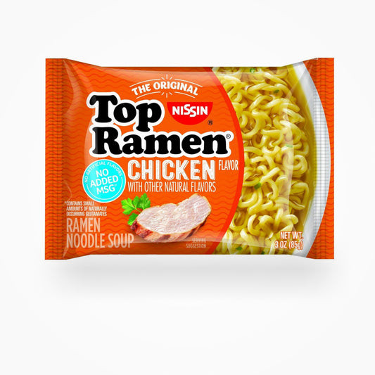 TOP RAMEN CHICKEN FLAVOR RAMEN NOODLE SOUP-85G