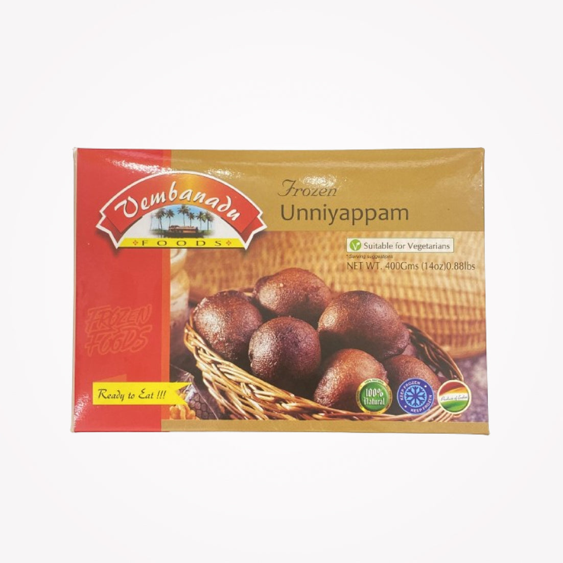 VEMBANADU FROZEN UNNIYAPPAM 400g-(Store pickup only)